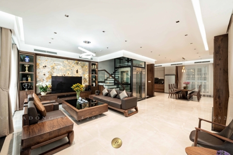 Thi công biệt thự khu Anh Đào Vinhome Riveside - Anh Huân